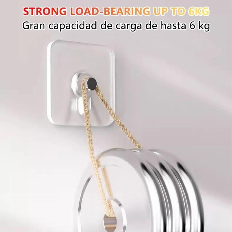 [2/5/10/20PCS] Self Adhesive Punch Free Wall Hook for Hanging Pictures and Frames for Home Decor Organization Hardware Accessories