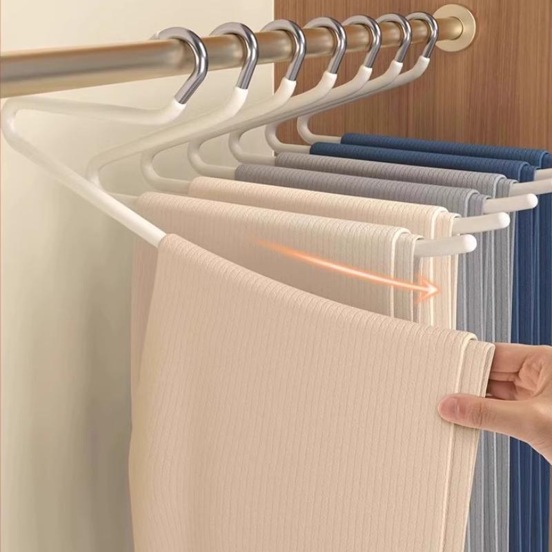 1/5/10PCS Goose Shaped Pants Rack, Anti Slip and Traceless Storage Rack, Drying Rack, Home Pants Clip, Wardrobe Pants Hanger