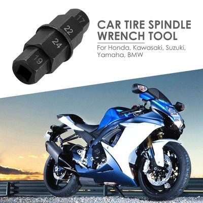 Spindle Allen Key Socket Motorcycle Front Axle 17mm 19mm 22mm 24mm Removal Tool Outdoor Personal Motorcycle Decoration