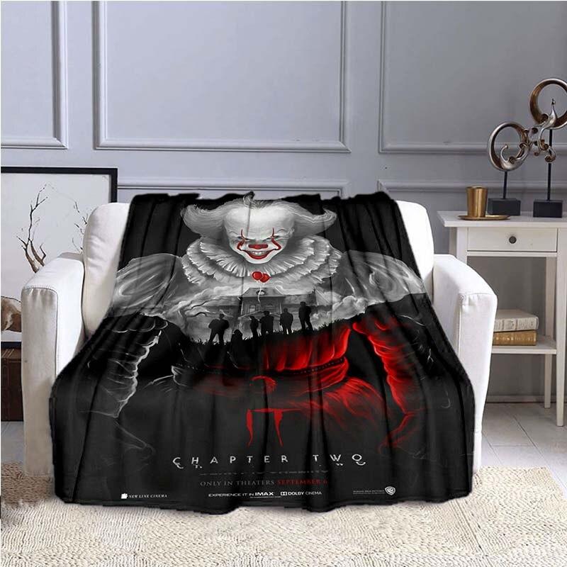 

Stephen King s IT : Chapter Two Print Blanket Sofa Bed Blanket Super Soft Warm Blanket Cover Flannel Throw Blanket 75x90cm