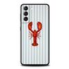 Phone Case Cover for Samsung Galaxy S25 Edge S24 S23 S22 S20 S21 FE Ultra S10 S10E Plus Soft TPU Marine Life, Crabs, Lobsters