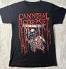 Rara Maglietta Regalo Scheletro Cannibal Corpse Per Fan YH11