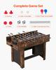137.1cm Air Hockey Table 3-in-1 Air Powered Combo Table Foosball Ping Pong
