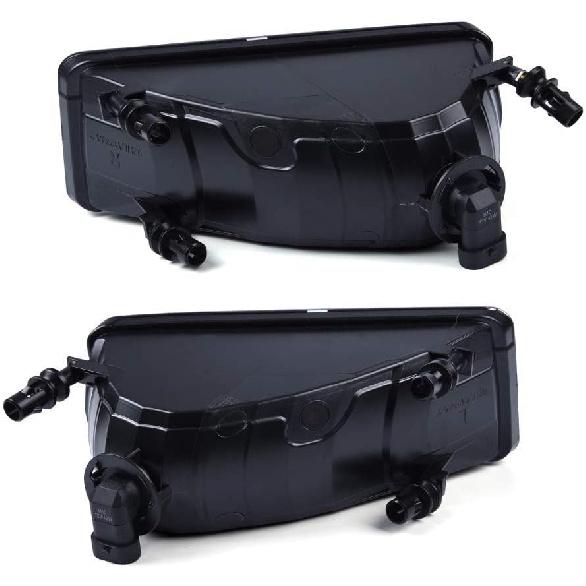 PIT66 Fog Lights Compatible with Ford Explorer 2006-2010 W/Rectangular Lens/Fit Ford Explorer Sport Trac 2008-2010 W/Rectangular Lens Halogen Front