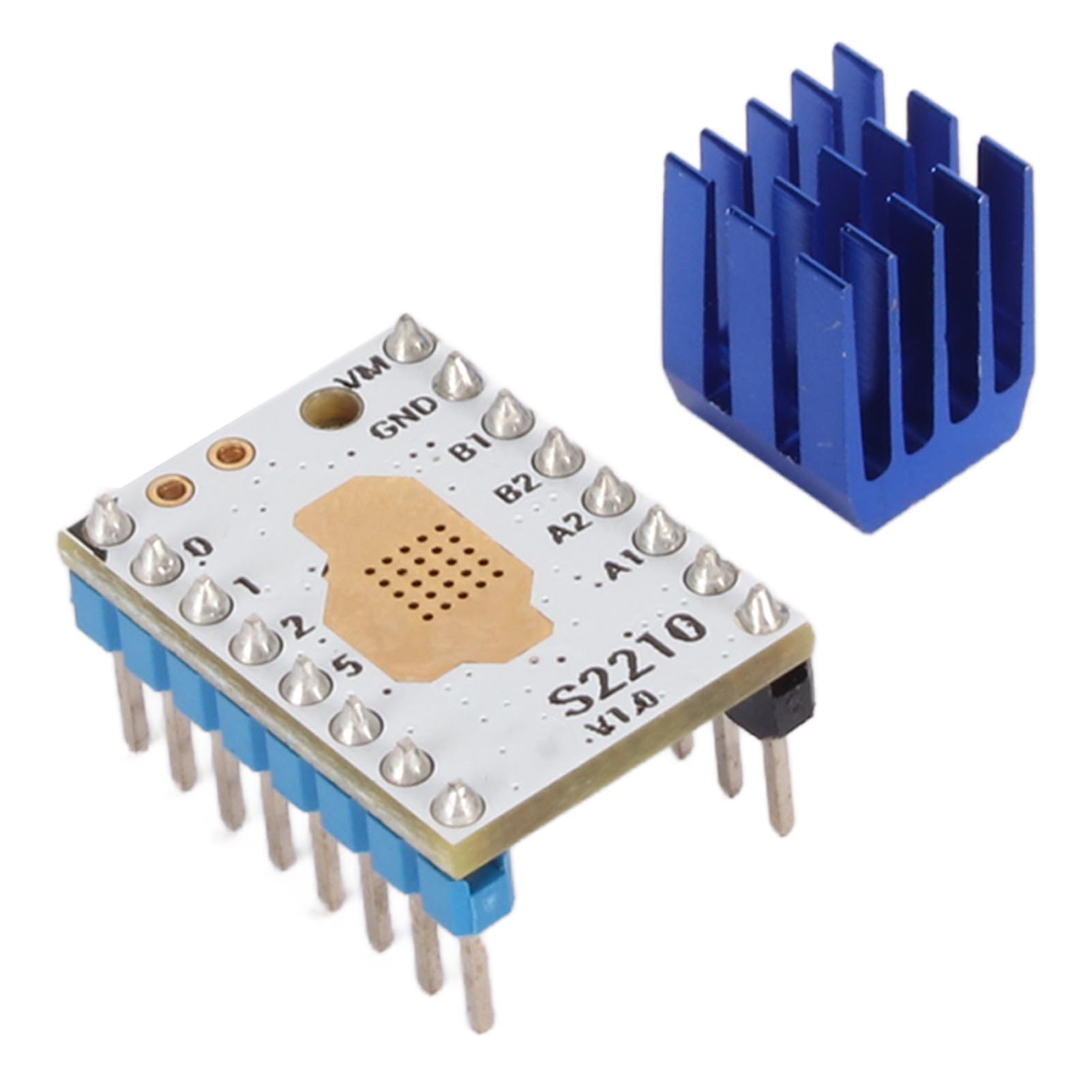 

Драйвер крокового двигуна 3D-принтера Безшумний 256 мікрокроків Піни CFG Драйвер принтера з радіатором