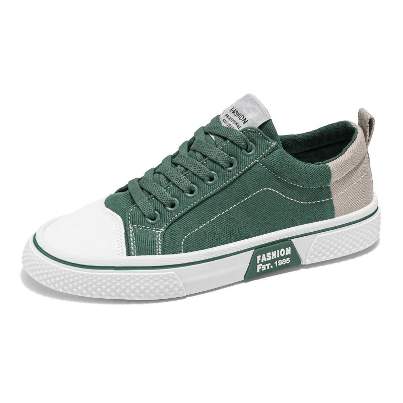 Summer New Men'S Breathable Versatile Skateboarding Shoes Men'S Soft Bottom Casual Sports Trend Fashion Canvas Shoes