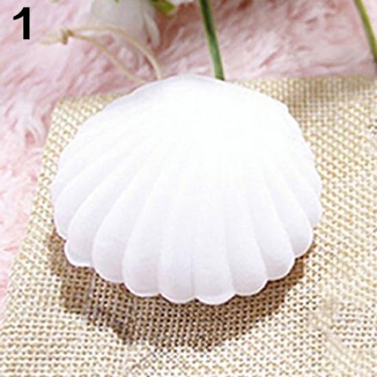 

Прекрасная витрина в форме ракушки, ожерелье, кольцо, серьги, футляр для хранения ювелирных изделий, подарочная коробка белый