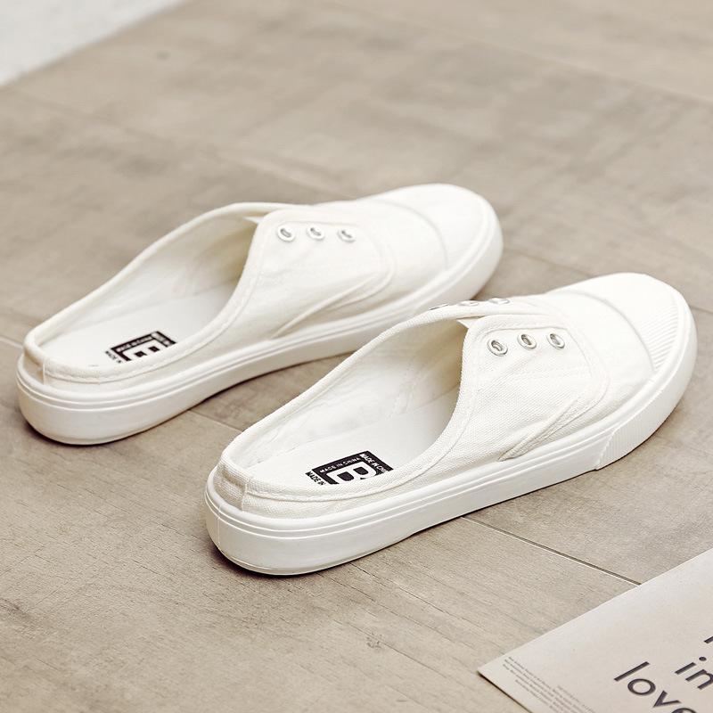 2025 Spring Canvas Shoes: Unisex Casual Low-Cut Flats in Korean Style