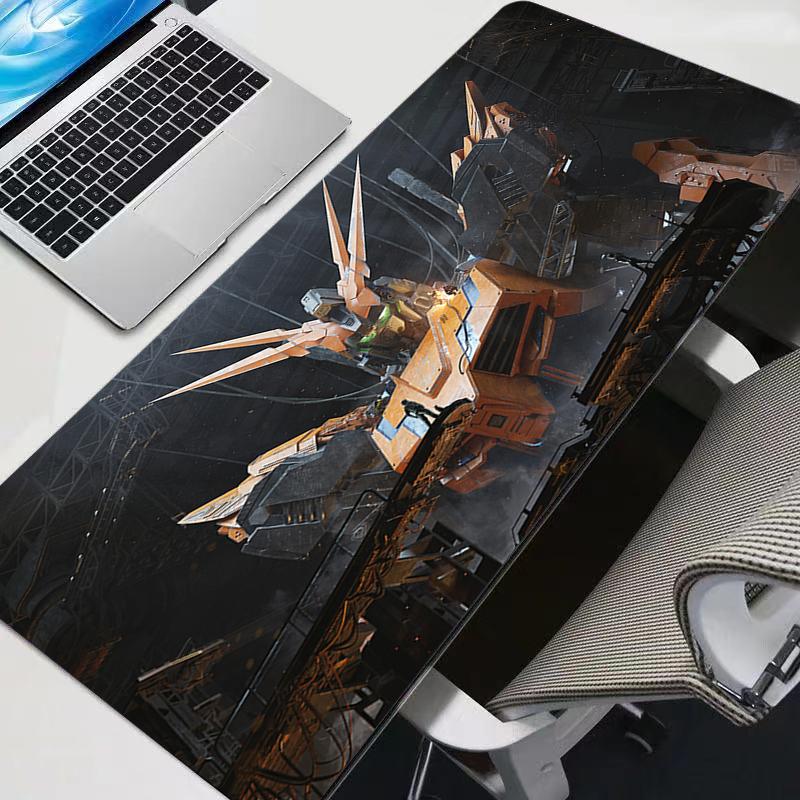 Large Gaming Mouse Pad Mobile Suit Gundam New Anime Pc Computer Gamer Desk Mat For Cs Go Lol Xxl Laptop Kawaii Mousepad