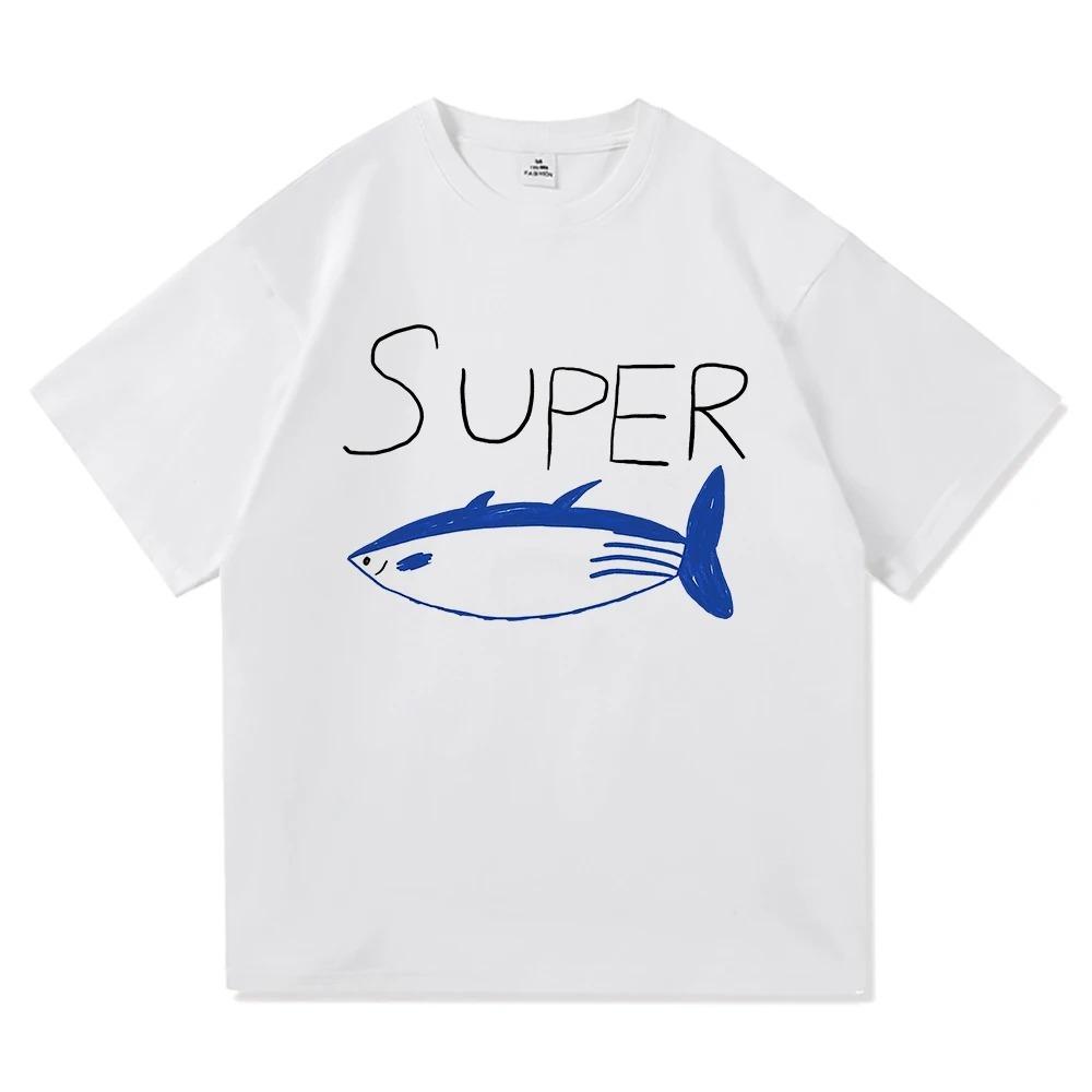 Jin Super Tuna Fish T Shirt Kawaii Retro Fashion Men women Clothing Harajuku High Quality Tops Clothes Days Gifts Tshirts Top