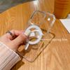 Clear Acrylic Case For iPhone 15 14 13 12 11 Pro Max X XR XS Max 7 8 Plus For Magsafe Magnatic Wireless Charge Transparent Cover
