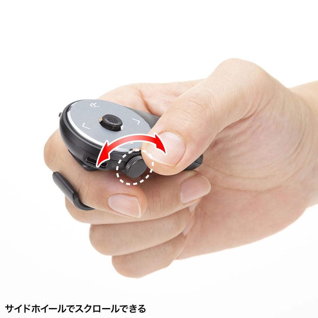 Sanwa Supply Bluetooth Ring Mouse (with Scroll) MA-BTRING5BK