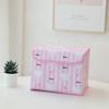 Hello Kitty Kuromi Cinnamoroll Melody Gittermuster Faltbare Klapp-Aufbewahrungsbox für Büro und Schlafzimmer