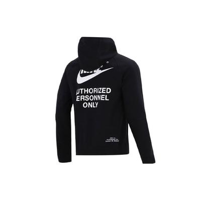 Training Sports Logo Casual Hooded Jacket Men Outerwear Black DM6549-010