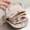 Tassel Jewelry Packing Bag PU Leather Earrings Bracelet Jewelry Storage Case Large Capacity Organizer Mini Cosmetic Bag Gift