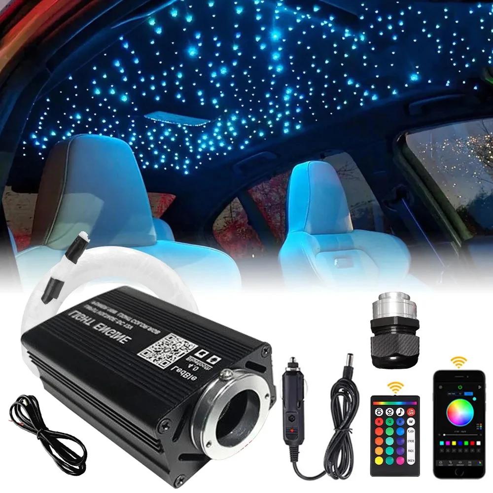 Starry Sky Roof LED Ambient Light RGB APP Control USB Car Interior Ceiling Atmosphere Lamp Universal for Sedan SUV Truck Decor