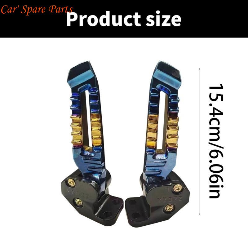 Y4UA Motorbike Modification Accessories Aluminum Footrest Pedal Replacement Foot Pegs