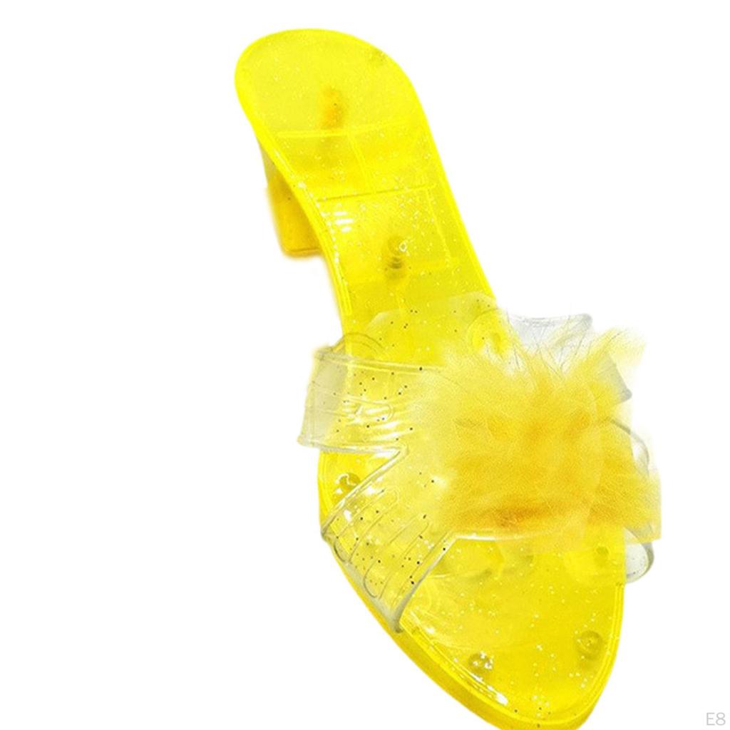 Girls Portable And Multifunctional Princess Shoes Slip-on Dress Up for Cosplay Party Birthday