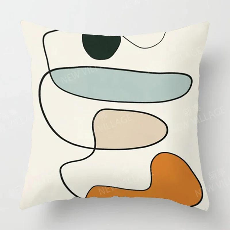 Nordic Fall Home Decor Autumn Throw Pillow Cover Sofa Cushion Cover Modern Morandi