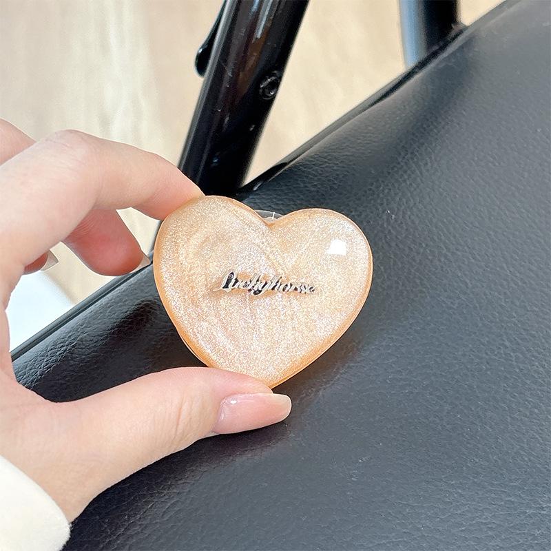 Korean Style Magnetic Retractable Phone Holder & Finger Ring - Creative Gift for Girls