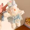 Princess Cartoon Rabbit Plush Keychain Cute Girls' Gift Bag Charm