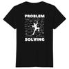Problem Solving Math Tshirts for Unisex Unisex Funny Climbing Math Graphic T Shirts Sport Climber Short Sleeve Tee Tops