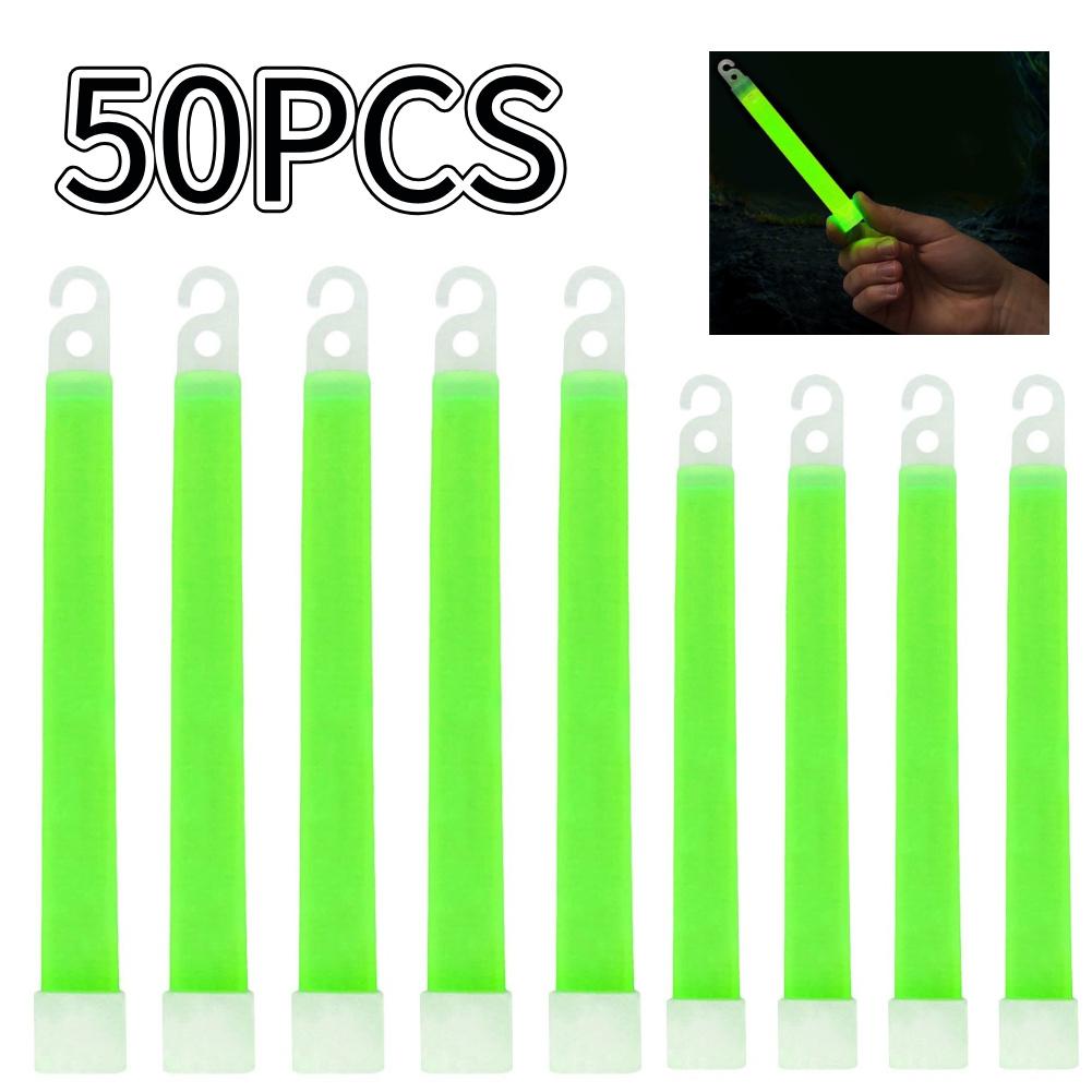 10/50PCS 6 Inch Survival Kit Military Glow Light Sticks Walking and Hiking Camping Outdoor Equipment Supplies