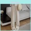 Pantaloni da Donna a Vita Alta Rilassati Monocolore per Primavera Autunno Comfort Casual