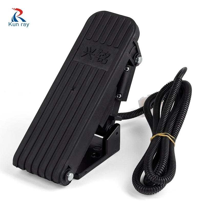 KUNRAY Universal Electric Tricycle Motorcycle Foot Throttle E-Car three four Wheel Car Gas Accelerator Speed Control Conversion 2.8 Insert plug