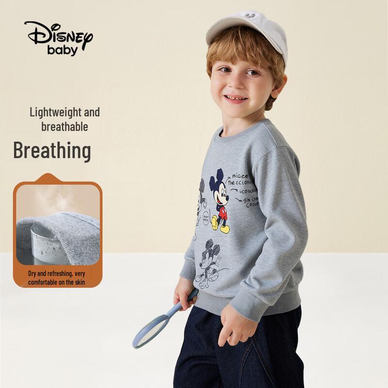 Disney Baby Boys' Pure Cotton Long Sleeve Sweatshirt