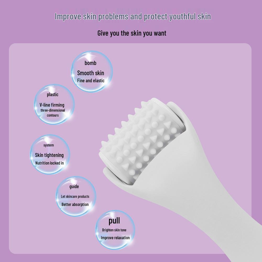 Silicone Facial Massager Roller - Lifting & Beauty Care Tool