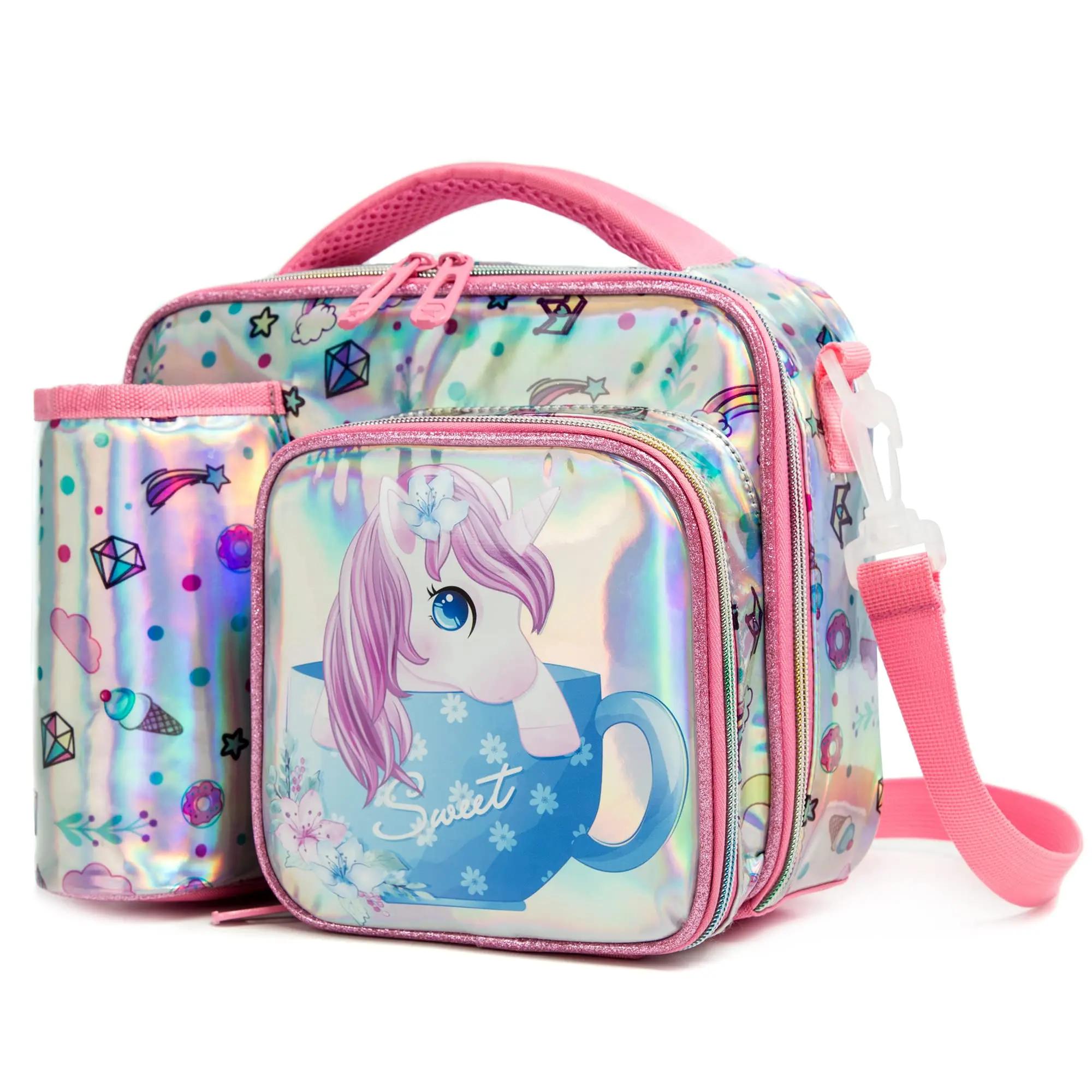 Сумка для обеда для девочек Изолированная сумка-тоут для обеда для мальчиков с регулируемым плечевым ремнем и прочной ручкой для детей 33x 27 x 6cm 2000₽