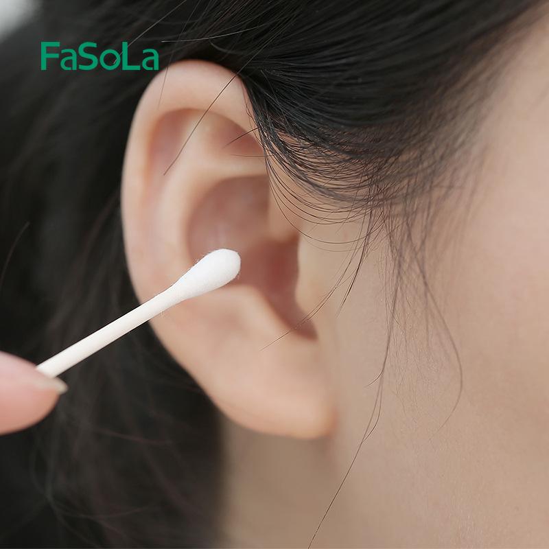 FaSoLa Double-Headed Cosmetic and Ear Cleaning Cotton Swabs