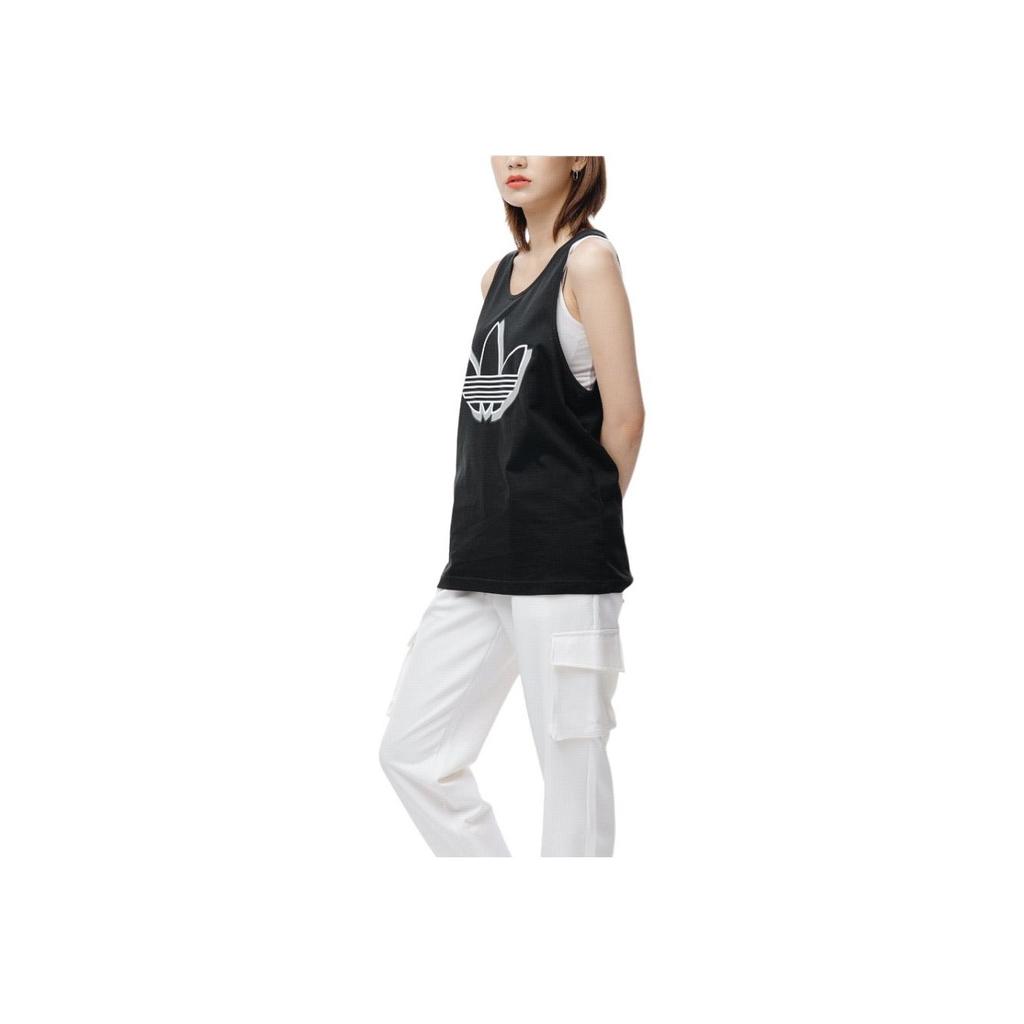 adidas Originals Trefoil Sports Tank Top Men Tops Black FU6005
