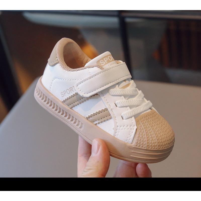 Unisex Kids' Casual Sneakers, Versatile Spring/Autumn Baby Walking Shoes, Children's Kindergarten White Shoes & Infant Footwear.