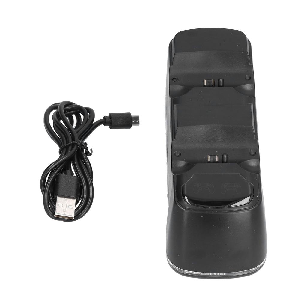 Controller Ladeständer Basis Dockingstation USB Dual Controller Ladegerät für PS4 Schwarz