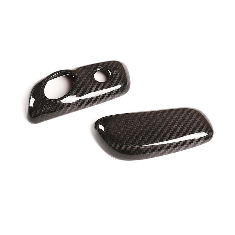 Real Carbon Fiber Gear Shift Knob Interior Decorative Head Cover for 2009-2014 Ford F-150 Raptor