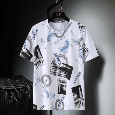 Letters Tees Heren Zomer T-shirts Heren Streetwear 3D Print T-shirt Mode O Hals Korte Mouw Tops