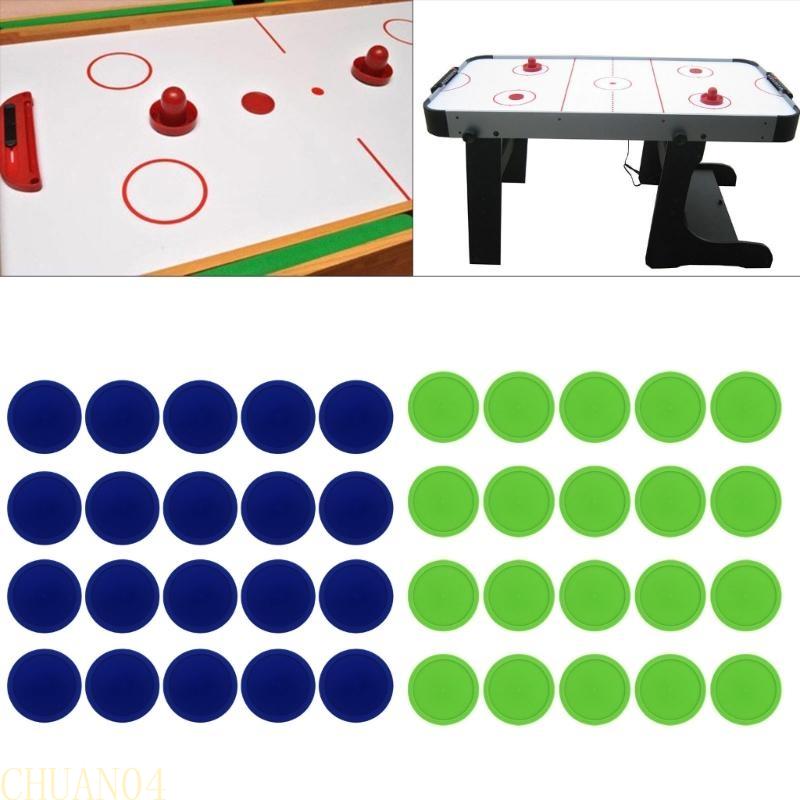 A1A2 20Pcs Home Air Hockey Replacement Pucks Round Heavy Hockey Tables Pucks