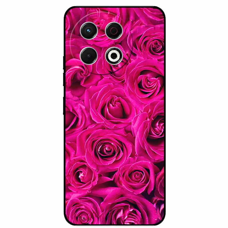 For Tecno Spark 30 Pro Case Marble Painted Silicone Back Cover Cases For KL7 Spark 30 Pro Soft Black Phone Funda Spark 30 Pro 4G