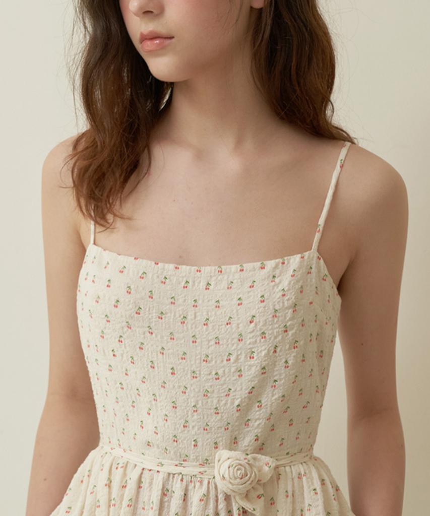 MURMURE Limone Cherry Mini Dress