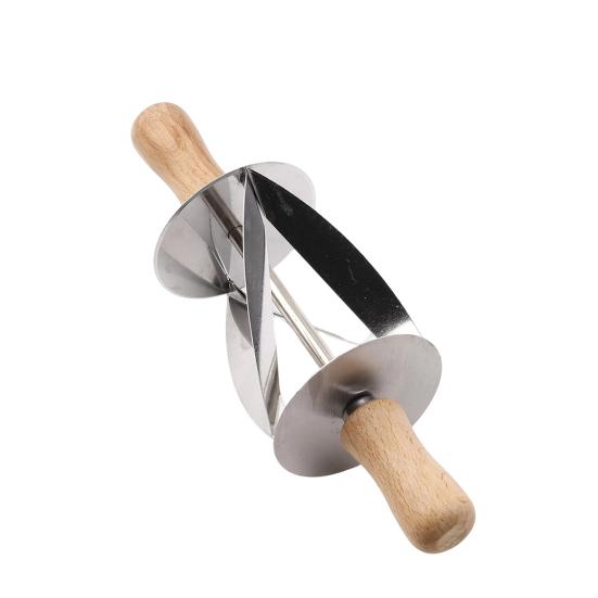 Croissant Cutter Roller Stainless Steel Pastry Triangle Dough Cutter