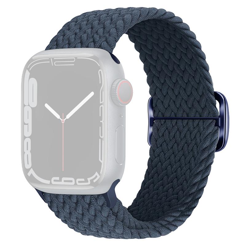 For Apple Watch Series 10 42mm/9 8 7 41mm/SE (2023) SE (2022) SE 6 5 4 40mm/3 2 1 38mm Watch Band Braided Nylon Strap
