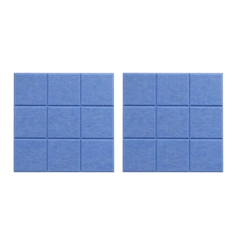 1/2/4PCS Nine Grid Felt Message Board Wall Mounted Bulletin Board for Office Decoration Notepad Holder Home Photo Display Use