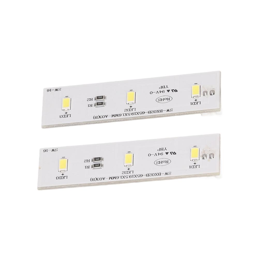 2 Stück Kühlschrank LED Lichtleiste Bar Ersatz Gefrierschrank Kühlschrank Lichtleiste Bar Reparaturteil für SW BX02B DC 12V