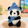 Panda Penguin Plush Toy With Scarf 25cm Kids Gift For Collectors And Decorations