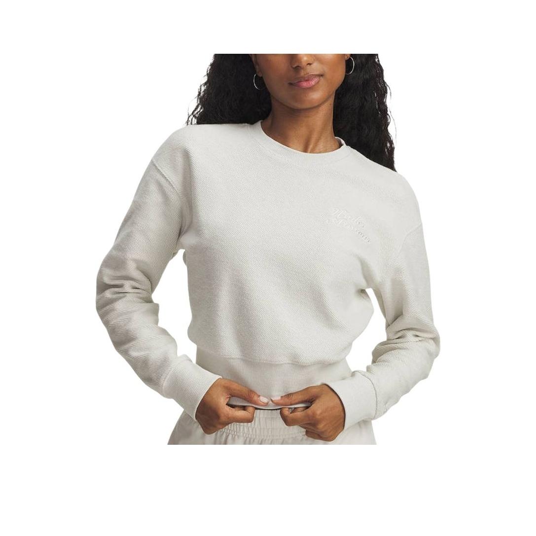 

Under Armour Однотонный модный пуловер с круглым вырезом и длинными рукавами, женский свитшот 6003680-110 S