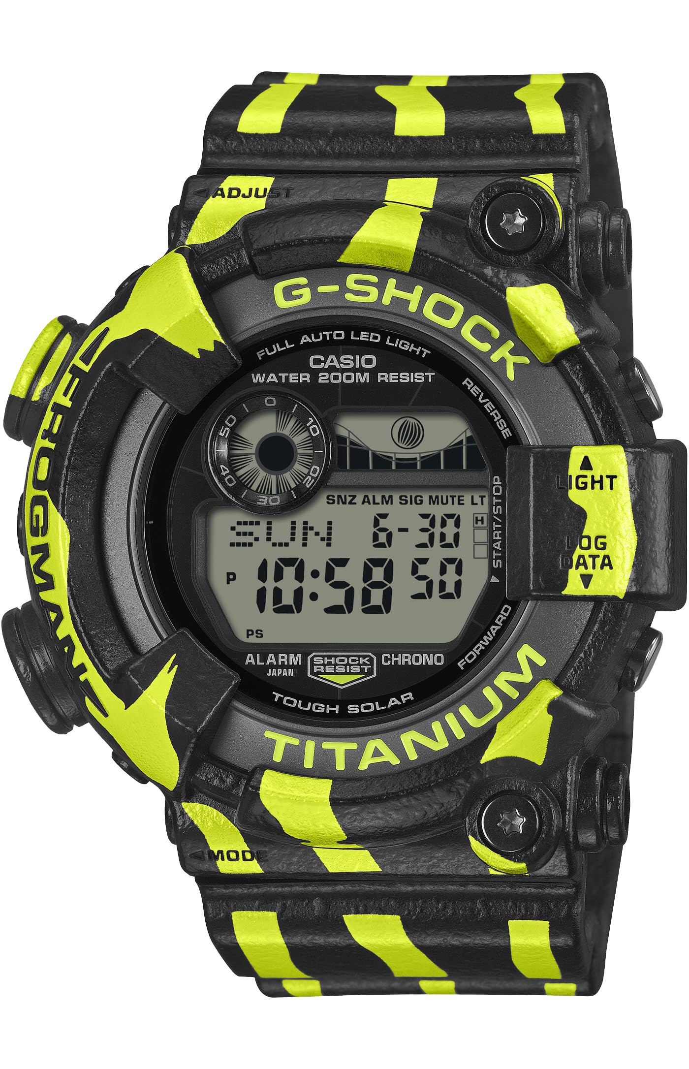 

Годинник MASTER OF G FROGMAN Tough Solar Екологічно чисті матеріали Чорний [Casio] G-Shock GW-8200TPF-1JR Чоловічий