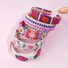 Boho-Chic Floral Knit Headband for Women - Cute & Stylish Hair Accessory, Perfect for Casual Attire