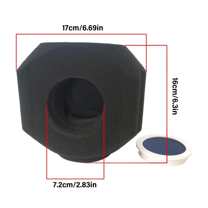 Durability Mics Windscreen Sponge Cover Easy Installation For Podcast Studio Streaming Setups Eliminates Background Noise
